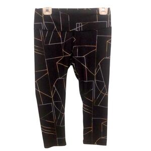 Prana Pillar Capri Leggings Multi Color Size MEDIUM